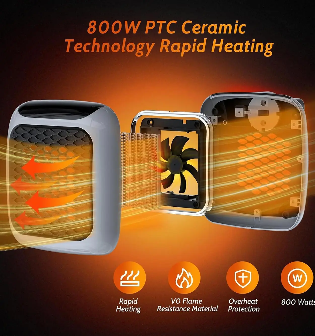 هیتر برقی HANDY HEATER | هیتر قابل تنظیم با ریموت کنترل
