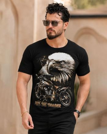 تیشرت مردانه طرح eagle