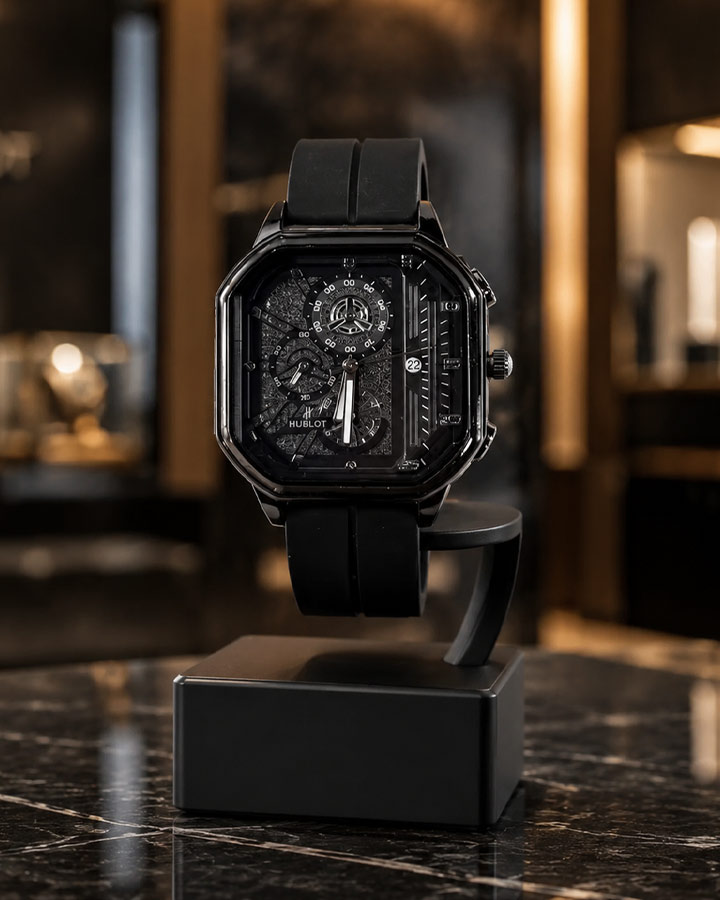 ساعت HUBLOT طرح سه موتوره کد (6557)
