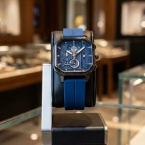 ساعت HUBLOT طرح سه موتوره (سورمه ای)