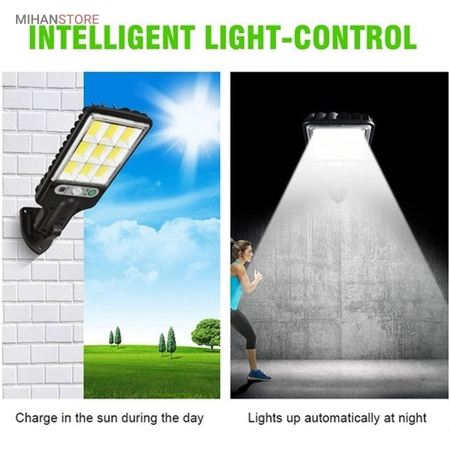 چراغ خورشیدی دیواری سنسوردار Super Bright