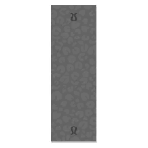 مت ورزشی مخمل ترک طرح پلنگی طوسی کد MAT-53
