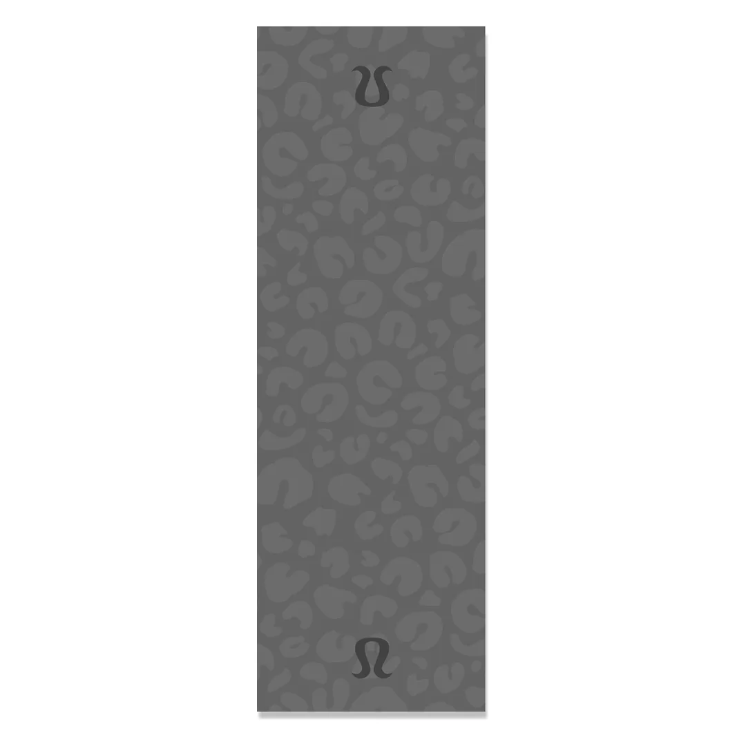 ؛ مت ورزشی مخمل ترک طرح پلنگی طوسی کد MAT-53
