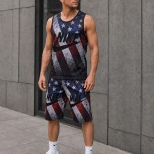 ست تاپ شلوارک nike مدل USA