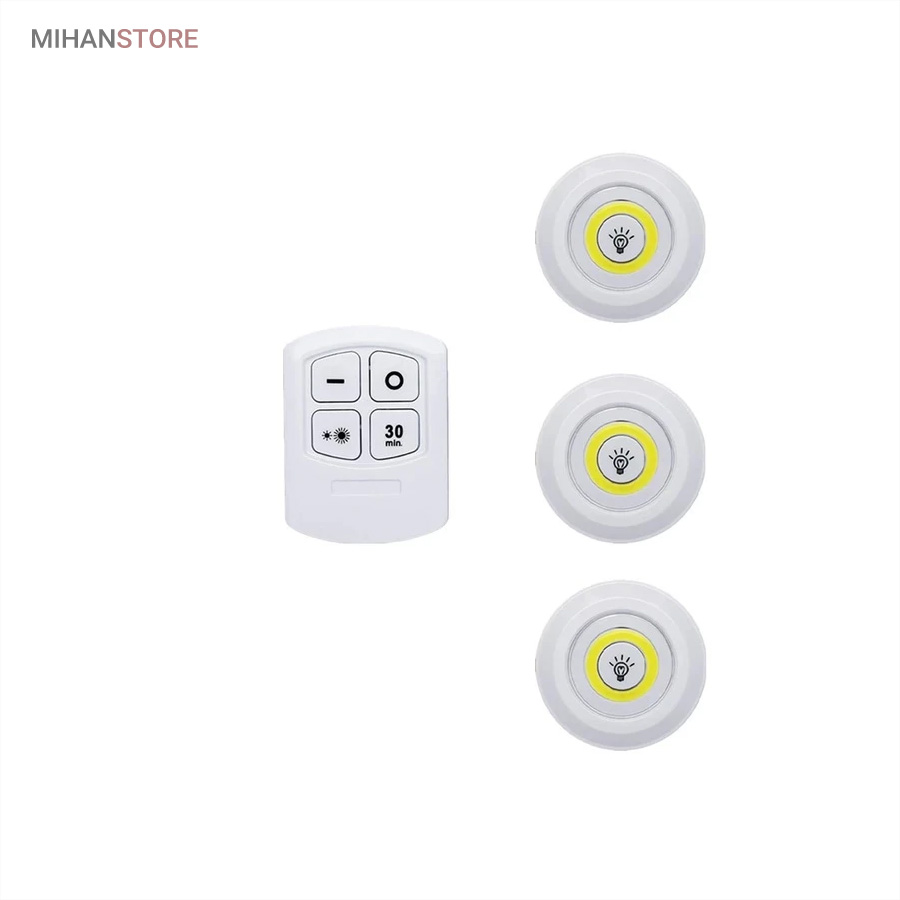 لامپ اضطراری LED ریموت دار (3 عددی)
